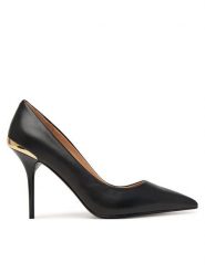 LOVE MOSCHINO Szpilki JA10459G1PIA0000 Czarny. Czarne szpilki damskie Love Moschino, bez wzorów, ze skóry, bez obcasa, na szpilce, bez zapięcia. Za 949.99 zł.