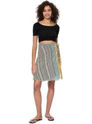 Aller Simplement Spódnica w kolorze beżowo-morskim rozmiar: 34-40. Brązowe spódnice damskie Aller Simplement, bez wzorów, z bawełny, mini. Za 56.99 zł.