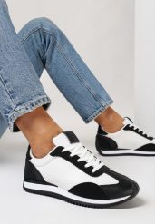 Czarne Sneakersy przed Kostkę Siria. Czarne obuwie sportowe damskie Born2be, przed kostkę, bez zapięcia. Za 84.99 zł.