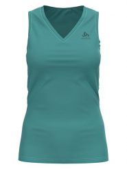 Odlo Top sportowy "F-Dry Light" w kolorze zielonym rozmiar: S. Zielone koszulki sportowe damskie ODLO, s, bez wzorów, z materiału, bez ramiączek, outdoorowe. Za 105.38 zł.