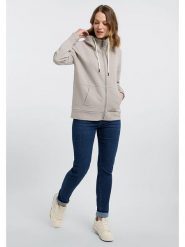 ELBSAND Bluza "Ainele" w kolorze beżowym rozmiar: M. Brązowe bluzy damskie ELBSAND, m, bez wzorów, bez kaptura. Za 210.32 zł.