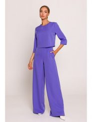 Made of emotion Kombinezon w kolorze fioletowym rozmiar: XL. Różowe kombinezony damskie Made Of Emotion, xl, bez wzorów, bez kołnierzyka, bez ramiączek. Za 239.99 zł.