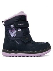 Primigi Śniegowce GORE-TEX 2380700 S Granatowy. Niebieskie kozaki dziewczęce Primigi, bez wzorów, z gore-texu, bez obcasa, bez zapięcia. Za 419.99 zł.
