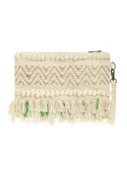 BLE Kopertówka w kolorze beżowym - 25 x 17 cm rozmiar: onesize. Brązowe torebki wieczorowe damskie BLE, bez wzorów, z materiału, bez dodatków. Za 34.95 zł.