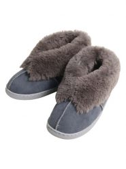 Kaiser Naturfellprodukte H&L Kapcie wełniane "Anna" w kolorze antracytowym rozmiar: 37. Czarne kapcie damskie Kaiser Naturfellprodukte H&L, z wełny. Za 114.17 zł.