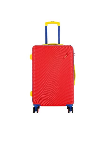 Semi Line Walizka średnia T5935-2 Czerwony. Czerwone walizki Semi-line, bez wzorów, z tworzywa sztucznego, średnie. Za 319.99 zł.