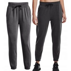 Spodnie dresowe dla kobiet Under Armour Rival Terry Jogger. Szare spodnie dresowe damskie Under Armour, xl, bez wzorów, z dresówki. W wyprzedaży za 179.99 zł.