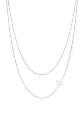 Elli Ladies Layer Cross Twisted Tank in 925 Sterling Silver Naszyjniki 1 ct Damski. Szare naszyjniki damskie Elli, srebrne. Za 249.89 zł.