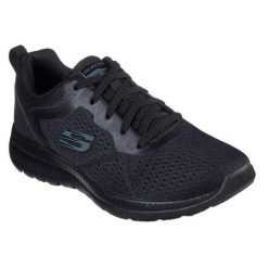 Obuwie Sportowe Damskie Skechers BOUNTIFUL QUICK PA 12607 Czarny. Czarne obuwie sportowe casual damskie Skechers, z syntetyku. Za 250.10 zł.