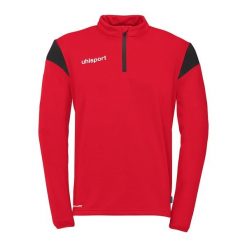 Bluza treningowa z zamkiem błyskawicznym 1/4 Uhlsport Squad 27. Czarne bluzy damskie Uhlsport, bez wzorów, bez kaptura. Za 217.50 zł.