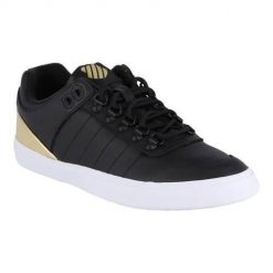 Buty do chodzenia damskie K-Swiss Gstaad Neu Sleek. Czarne obuwie sportowe damskie K-SWISS, z materiału, bez zapięcia, trekkingowe. Za 196.00 zł.