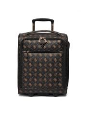 Guess Walizka kabinowa TWGP98 90972 Brązowy. Brązowe walizki Guess, z aplikacjami, ze skóry. Za 659.99 zł.