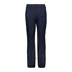 Spodnie narciarskie dla kobiet CMP. Niebieskie spodnie sportowe damskie CMP, s, bez wzorów, z materiału, narciarskie. Za 439.99 zł.