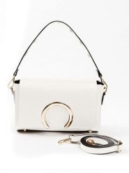 Lia Biassoni Skórzana torebka "Solano" w kolorze białym - 24 x 16 x 8 cm rozmiar: onesize. Białe torebki klasyczne damskie Lia Biassoni, z materiału, przez ramię, bez dodatków. Za 260.99 zł.