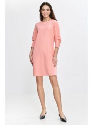 Nife Sukienka w kolorze łososiowym rozmiar: 40. Pomarańczowe sukienki damskie Nife, bez wzorów, bez ramiączek. Za 147.56 zł.