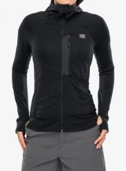 Bluza z kapturem damska Turbat Ilma Hood. Czarne bluzy damskie TURBAT, l, bez wzorów, z elastanu, z kapturem. Za 406.99 zł.