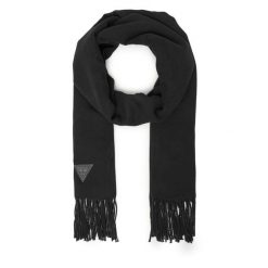 Szalik Guess. Czarne szaliki damskie Guess, z aplikacjami. Za 239.99 zł.