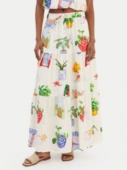 Seafolly Spódnica maxi La Boca 55650-SK Écru Regular Fit. Spódnice damskie Seafolly, xl, bez wzorów, z bawełny, maxi. Za 609.99 zł.