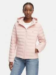 Tommy Hilfiger Kurtka przejściowa WW0WW47753 Różowy jasny Slim Fit. Czerwone kurtki damskie Tommy Hilfiger, m, bez wzorów, z syntetyku, bez kaptura. Za 1,099.00 zł.