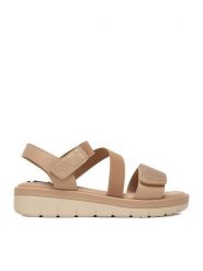 Go Soft Sandały CEO-H3T9582-2 Różowy. Czerwone sandały damskie GO SOFT, bez wzorów, ze skóry, bez obcasa, na płaskiej podeszwie, bez zapięcia. Za 139.99 zł.