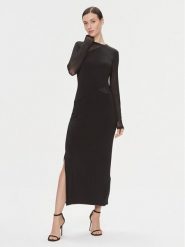 Bruuns Bazaar Sukienka koktajlowa Mandevilla BBW3665 Czarny Regular Fit. Czarne sukienki damskie Bruuns Bazaar, bez wzorów, z wiskozy, wizytowe, bez ramiączek. Za 749.99 zł.