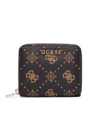 Guess Portfel Allegra Logo Slg SWGP24 89137 Brązowy. Brązowe portfele damskie Guess, z aplikacjami, ze skóry. Za 214.99 zł.