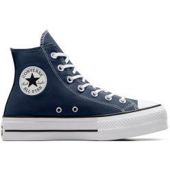 Sneakers Converse Chuck Taylor All Star Lift. Niebieskie obuwie sportowe damskie Converse, z syntetyku, bez zapięcia, na fitness i siłownię. Za 490.00 zł.