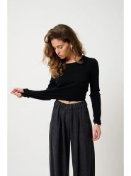 AUTHENTIC CASHMERE Kaszmirowy sweter "Epéna" w kolorze czarnym rozmiar: L. Czarne swetry klasyczne damskie AUTHENTIC CASHMERE, l, z kaszmiru, bez kołnierzyka. Za 262.91 zł.
