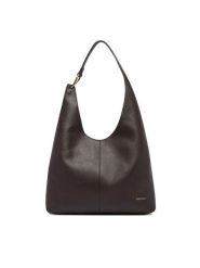 Calvin Klein Torebka Slouchy Leather Md Shoulder Bag LV04F3543G Brązowy. Brązowe torebki klasyczne damskie Calvin Klein, ze skóry, bez dodatków. Za 1,099.00 zł.