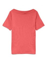 Vero Moda Koszulka w kolorze różowym rozmiar: M. Różowe bluzki damskie Vero Moda, m, bez wzorów, bez kołnierzyka, bez ramiączek. Za 70.45 zł.