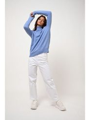 AUTHENTIC CASHMERE Kaszmirowy sweter "Gardoria" w kolorze błękitnym rozmiar: M. Niebieskie swetry klasyczne damskie AUTHENTIC CASHMERE, m, z kaszmiru, bez kołnierzyka. Za 367.22 zł.