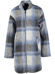 Fuchs Schmitt Wełniany płaszcz w kolorze szaro-błękitnym rozmiar: 42. Niebieskie płaszcze damskie Fuchs Schmitt, bez wzorów, z puchu, bez kaptura. Za 404.99 zł.