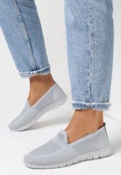 Szare Tenisówki Dubost. Szare obuwie sportowe damskie Born2be, bez zapięcia, tenisowe. Za 44.99 zł.
