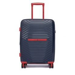 Walizka kabinowa Beverly Hills Polo Club. Niebieskie walizki Beverly Hills Polo Club, bez wzorów. Za 299.99 zł.