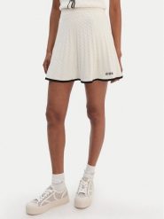 Guess Spódnica mini V6RD07 Z4652 Écru Regular Fit. Spódnice damskie Guess, s, z aplikacjami, z syntetyku, mini. Za 299.99 zł.