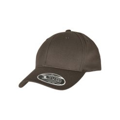 Czapka Urban Classics Flexfit 110. Zielone czapki z daszkiem damskie FLEXFIT, bez wzorów, z bawełny. Za 71.90 zł.
