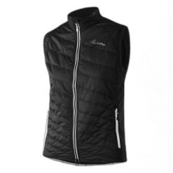 Damska kurtka wodoodporna bez rękawów Löffler PL60. Czarne kurtki damskie LÖFFLER, l, bez wzorów, bez kaptura. W wyprzedaży za 532.00 zł.