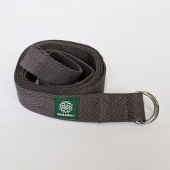 Pasek do jogi z bawełny organicznej Samarali. Szare paski damskie SAMARALI, bez wzorów, z bawełny. Za 99.00 zł.