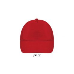 Czapka Sol's Buzz. Czerwone czapki z daszkiem damskie SOL'S, bez wzorów. Za 20.00 zł.