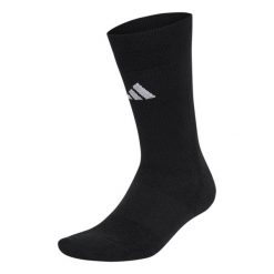 Skarpety adidas Football Crew Performance Socks Cushioned. Białe skarpetki damskie Adidas, bez wzorów, z bawełny. Za 50.99 zł.