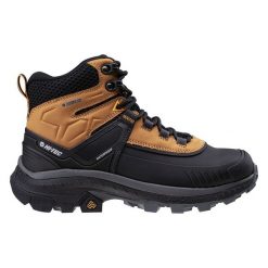 Buty damskie trekkingowe zimowe Everest Snow Hiker Wo's - brązowo-czarne, Rozmiar buta 39. Białe obuwie trekkingowe damskie Hi-tec, z gumy, bez zapięcia. Za 239.99 zł.