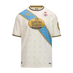 Trzeci trykot Deportivo La Corogne 2026. Białe koszulki sportowe damskie Kappa, m, bez wzorów, bez ramiączek, do piłki nożnej. Za 442.00 zł.