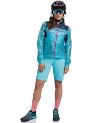 Schöffel Kurtka hybrydowa "Flow Trail" w kolorze błękitnym rozmiar: 38. Niebieskie kurtki sportowe damskie Schöffel, bez wzorów, z materiału, bez kaptura. Za 210.81 zł.