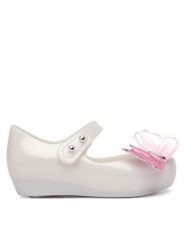Melissa Baleriny Mini Melissa Ultragirl Fly Iii Bb 32849 Biały. Białe baleriny dziewczęce Melissa, bez wzorów, z tworzywa sztucznego, bez obcasa, bez zapięcia. Za 298.99 zł.