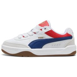 Damskie Sneakers Puma Park Lifestyle Sk8 Jr. Białe obuwie sportowe damskie Puma, ze skóry, bez zapięcia, na fitness i siłownię. Za 490.00 zł.