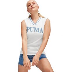 Podkoszulek Puma Squad Vest Tr, Kobiety. Białe koszulki sportowe damskie Puma, xs, bez wzorów, z bawełny, bez ramiączek. Za 140.99 zł.