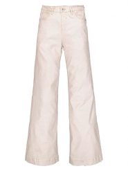 Garcia Dżinsy - Flared fit - w kolorze kremowym rozmiar: W33. Brązowe jeansy damskie Garcia, z podwyższonym stanem. Za 220.12 zł.