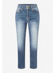 More & More Dżinsy - Tapered fit - w kolorze niebieskim rozmiar: 42. Niebieskie jeansy damskie More & More, z podwyższonym stanem. Za 237.17 zł.
