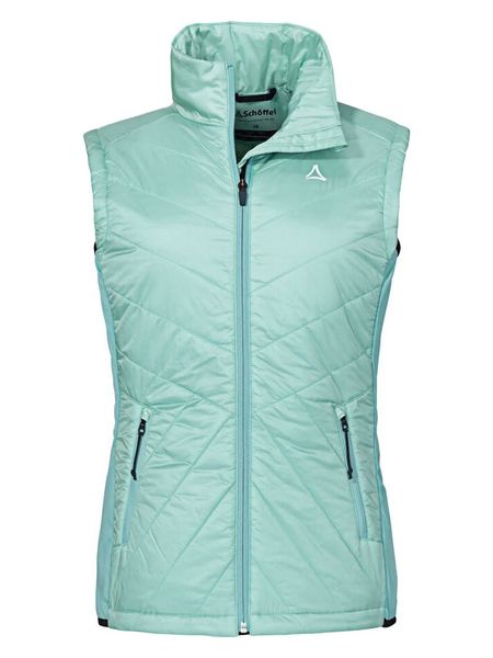Schöffel Kamizelka hybrydowa "Stams" w kolorze turkusowym rozmiar: 42. Niebieskie kamizelki damskie Schöffel, s, bez wzorów, z materiału, bez kaptura. Za 320.95 zł.