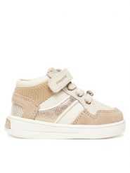 Mayoral Sneakersy 42579 Beżowy. Brązowe buty sportowe dziewczęce Mayoral, bez wzorów, ze skóry, bez zapięcia. Za 209.99 zł.